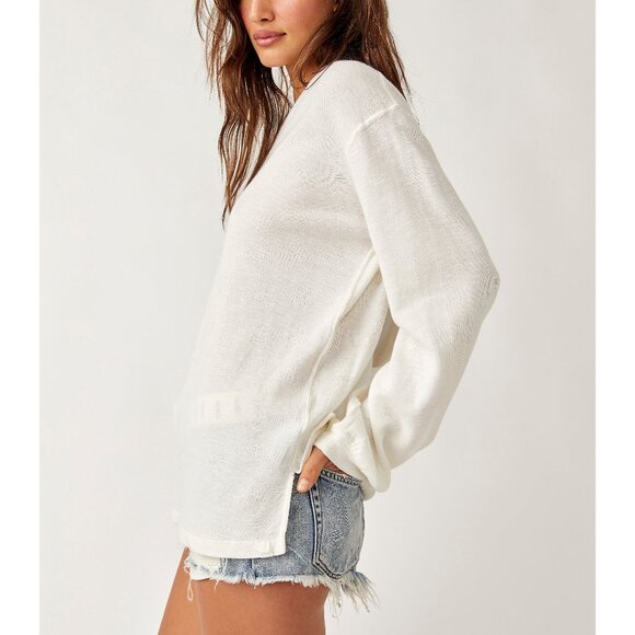 FREE PEOPLE We The Free Soul Song Tee / Ivory - Picture 5 of 8